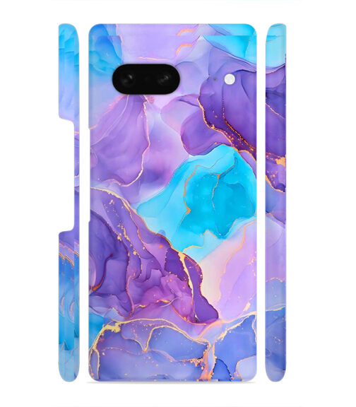 Abstract Multicolored marbel textured background Google Pixel 7 Mobile Cover