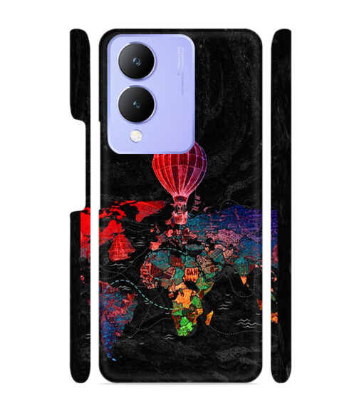 World map Vivo Y28 Mobile Cover