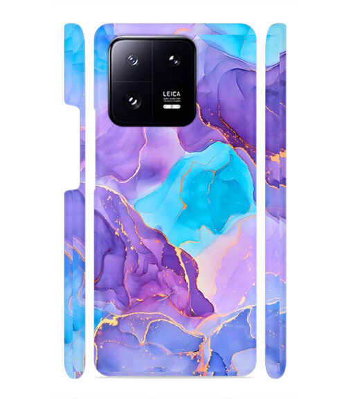 Abstract Multicolored marbel textured background Xiaomi MI 13 PRO Mobile Cover