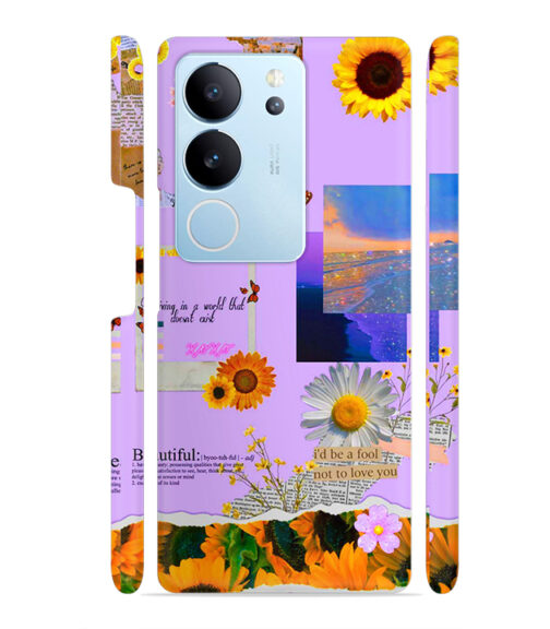 Living with the world Vivo V29 5G Mobile Cover