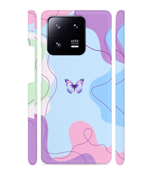Beautiful combination of color with butterfly Xiaomi MI 13 PRO Mobile Cover