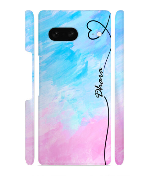 Multicolor painting with Customize text Google Pixel 7 Mobile Cover
