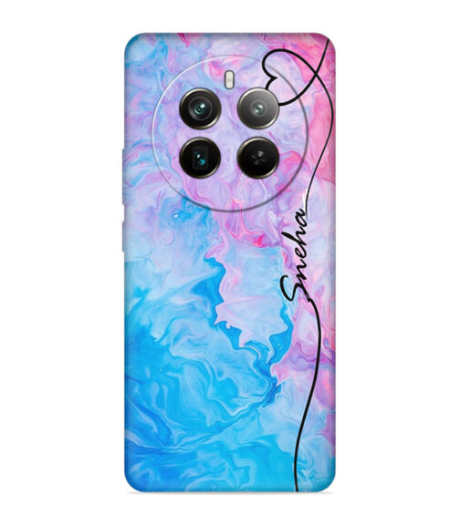 Customize text with multicolor graphics Realme 12 Pro (5G) Mobile Cover