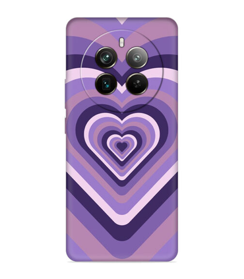 Heart vintage design with neural color Realme 12 Pro (5G) Mobile Cover