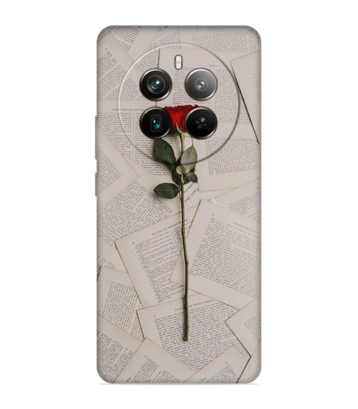 Memorable red rose with letter pages Realme 12 Pro (5G) Mobile Cover