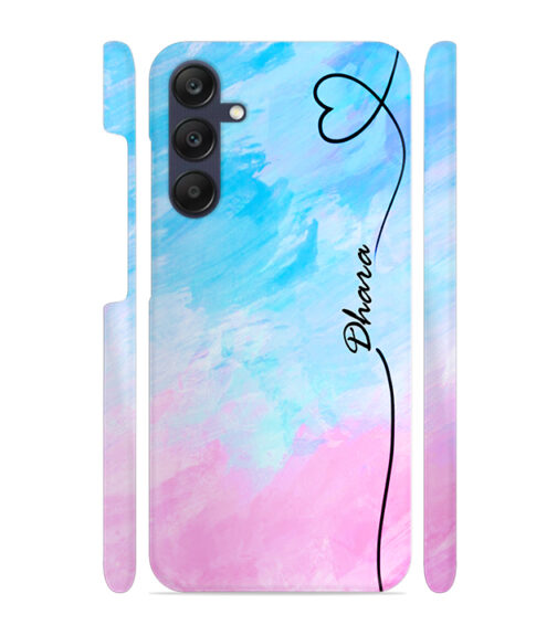 Multicolor painting with Customize text Samsung Galaxy A05s S Mobile Cover