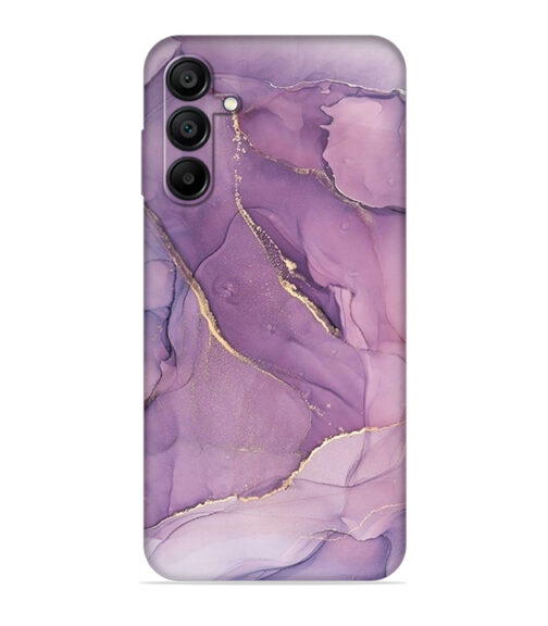 Purple marvel Texture with gold sparkle Samsung Galaxy A15 (5G) Mobile Cover