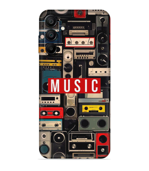 FM radio, speaker with vintage theme Samsung Galaxy A15 (5G) Mobile Cover