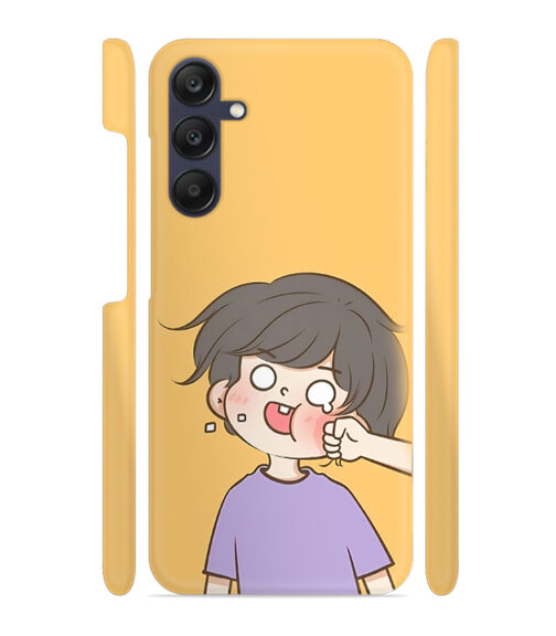 Yellow human graphics Samsung Galaxy A25 (5G) Mobile Cover