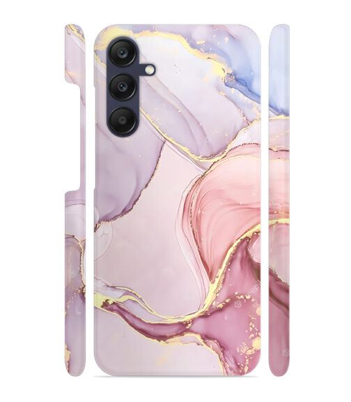 Pink abstract design with gold glitter Samsung Galaxy A25 (5G) Mobile Cover