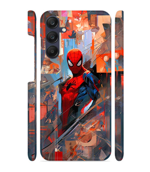 Spiderman graphics with mirror effect Samsung Galaxy A25 (5G) Mobile Cover