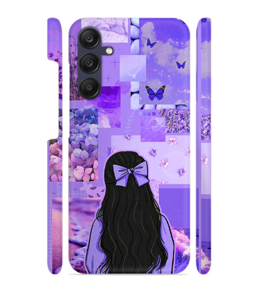 Girl with neon background Samsung Galaxy A25 (5G) Mobile Cover