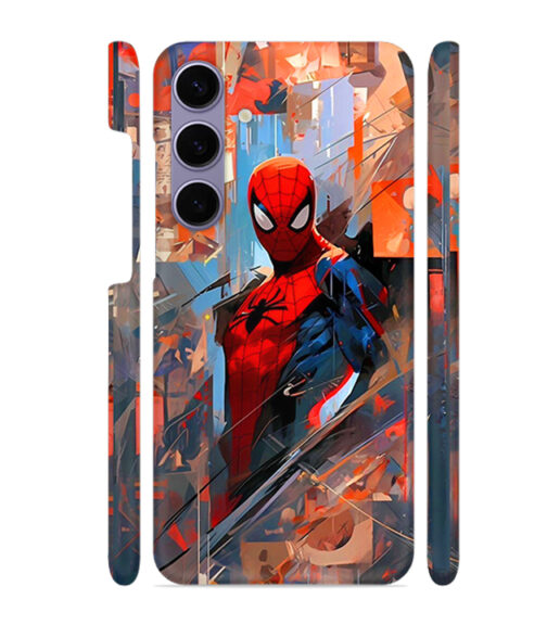 Spiderman graphics with mirror effect Samsung Galaxy S24 (5G) Mobile Cover