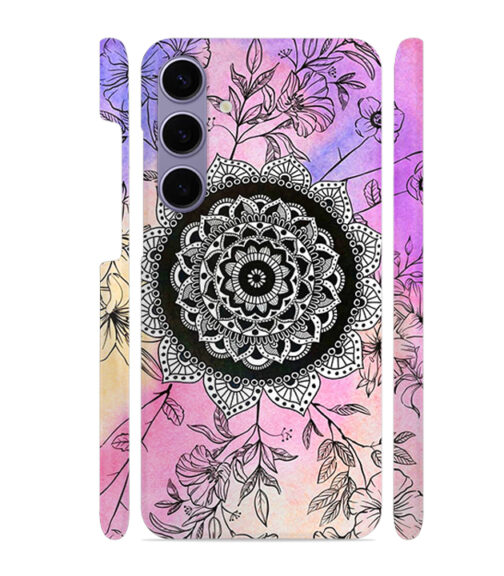 Rangoli pattern with beautiful colors Samsung Galaxy S24 (5G) Mobile Cover