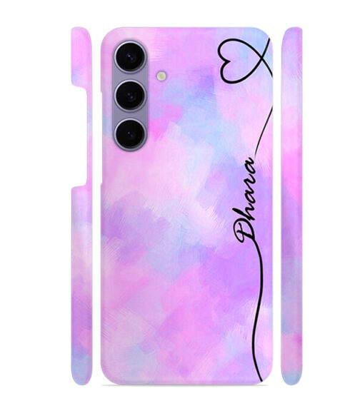 Multicolor painting with Customize text Samsung Galaxy S24 (5G) Mobile Cover