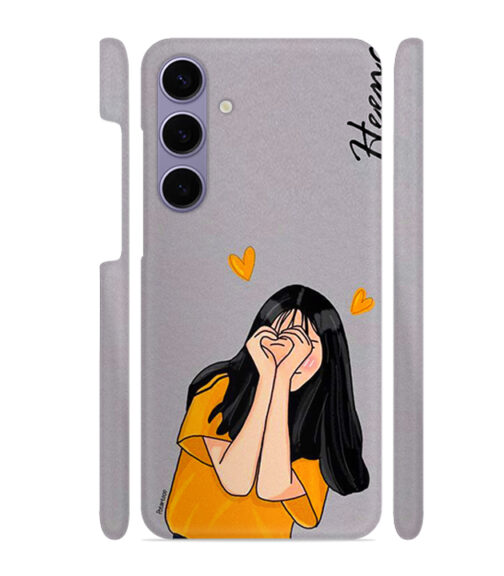 Girl with Customize text Samsung Galaxy S24 (5G) Mobile Cover