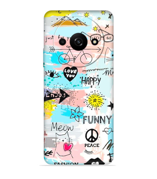 Multiple graphics Xiaomi Redmi A3 (5G) Mobile Cover
