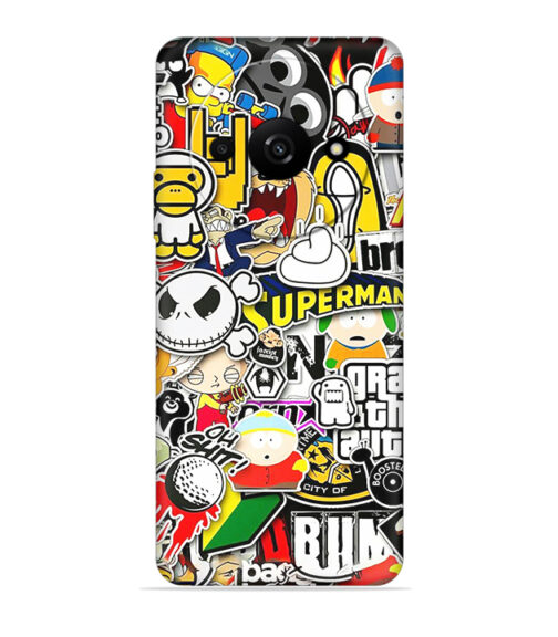 Cartoon style Xiaomi Redmi A3 (5G) Mobile Cover
