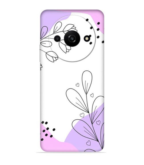 Beautiful combination of color and flower Xiaomi Redmi A3 (5G) Mobile Cover