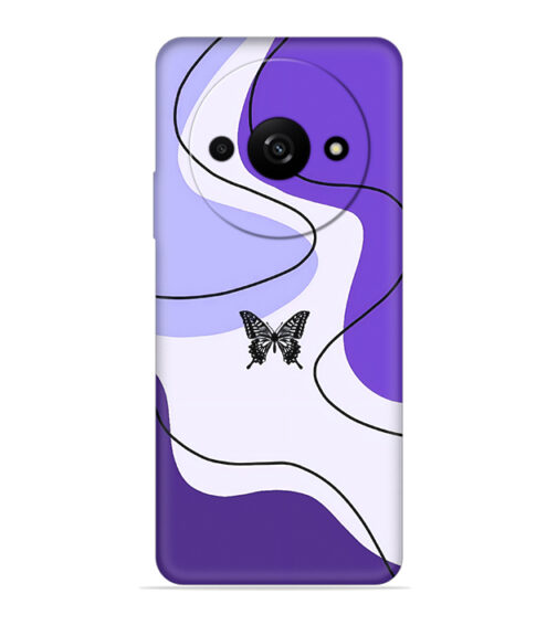 Butterfly with multicolor Xiaomi Redmi A3 (5G) Mobile Cover