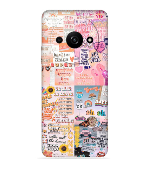 Vintage style multiple graphics Xiaomi Redmi A3 (5G) Mobile Cover