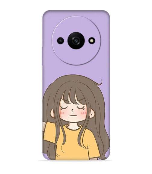 angry girl Xiaomi Redmi A3 (5G) Mobile Cover