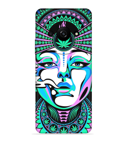 Marijuana theme artwork with beauty Xiaomi Redmi A3 (5G) Mobile Cover