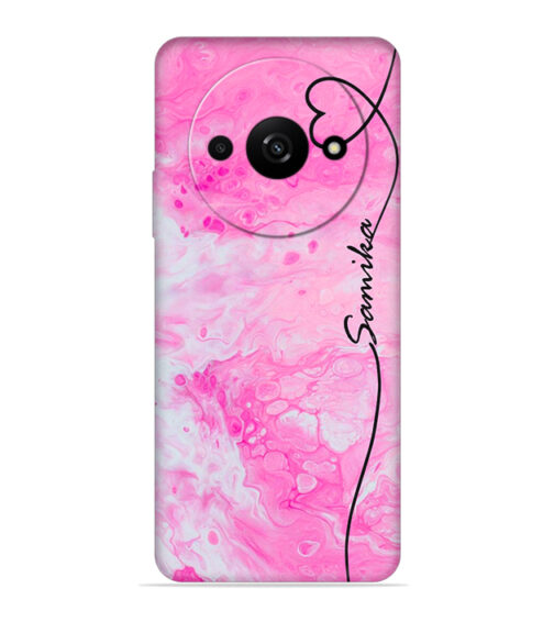 Customize text smokie multicolor Xiaomi Redmi A3 (5G) Mobile Cover