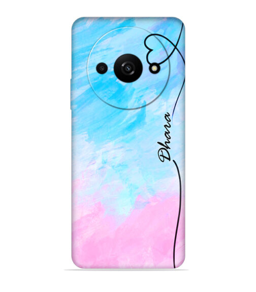 Multicolor painting with Customize text Xiaomi Redmi A3 (5G) Mobile Cover