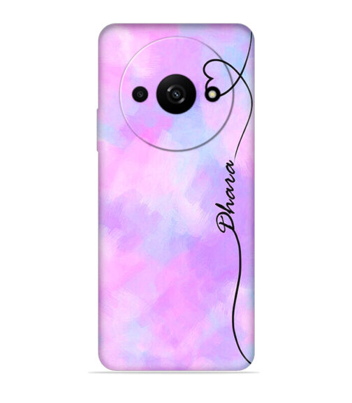 Multicolor painting with Customize text Xiaomi Redmi A3 (5G) Mobile Cover