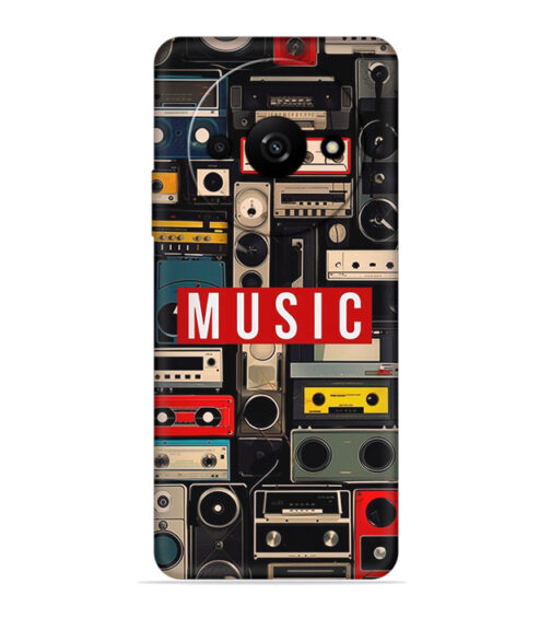 FM radio, speaker with vintage theme Xiaomi Redmi A3 (5G) Mobile Cover