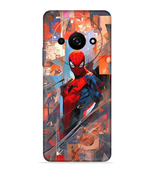 Spiderman graphics with mirror effect Xiaomi Redmi A3 (5G) Mobile Cover