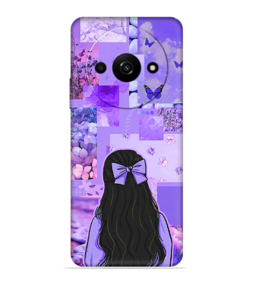 Girl with neon background Xiaomi Redmi A3 (5G) Mobile Cover