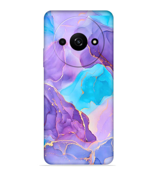 Abstract Multicolored marbel textured background Xiaomi Redmi A3 (5G) Mobile Cover