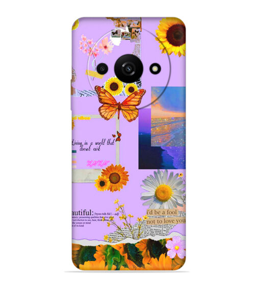 Living with the world Xiaomi Redmi A3 (5G) Mobile Cover