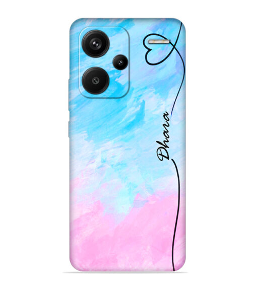 Multicolor painting with Customize text Xiaomi Redmi Note 13 Pro Plus (5G) Mobile Cover