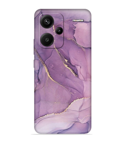 Purple marvel Texture with gold sparkle Xiaomi Redmi Note 13 Pro Plus (5G) Mobile Cover