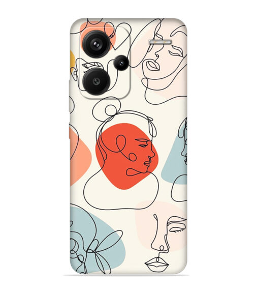 Beautiful lineart Xiaomi Redmi Note 13 Pro Plus (5G) Mobile Cover