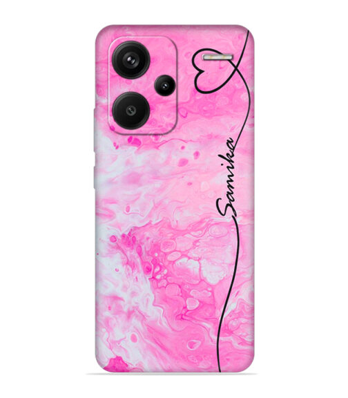 Customize text smokie multicolor Xiaomi Redmi Note 13 Pro Plus (5G) Mobile Cover