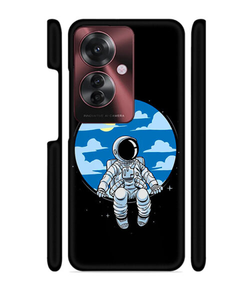 Vintage space anime graphics Oppo F25 Pro 5G Mobile Cover