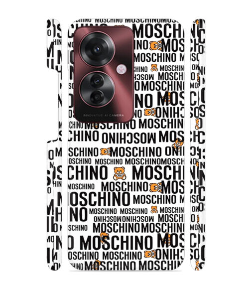 Moschino panda marquee text Oppo F25 Pro 5G Mobile Cover