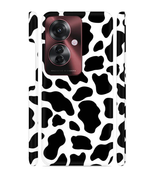 Black & white abstract design Oppo F25 Pro 5G Mobile Cover