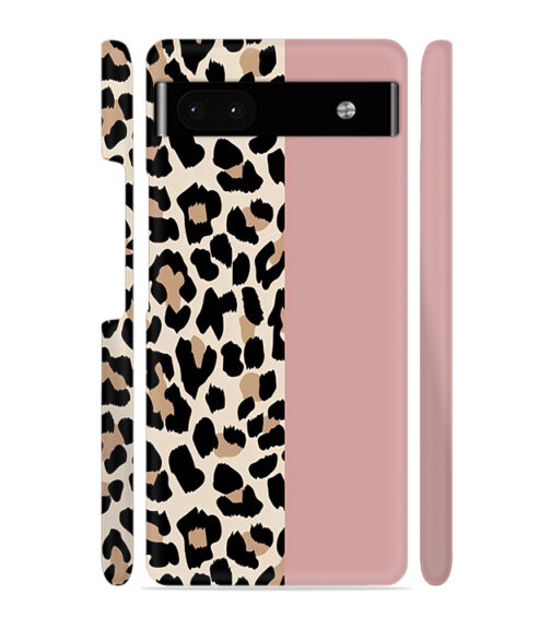 Tiger half skin Google Pixel 6A Prime Mobile Cover