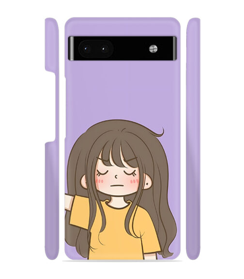 angry girl Google Pixel 6A Prime Mobile Cover