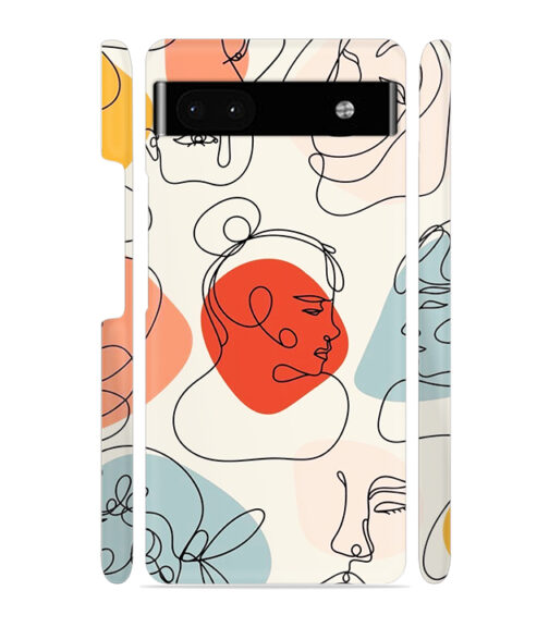 Beautiful lineart Google Pixel 6A Prime Mobile Cover
