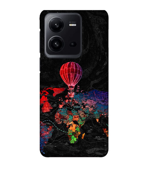 World map Vivo V25 Mobile Cover