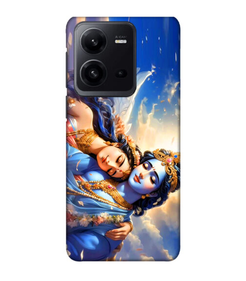 Shri radha krishna wonderful Ai genrated Vivo V25 Mobile Cover