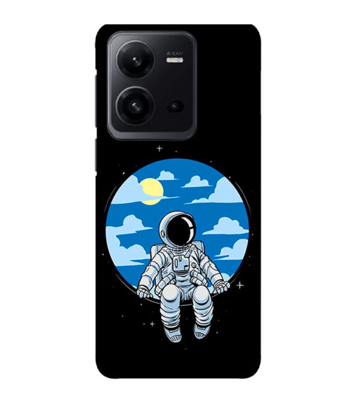 Vintage space anime graphics Vivo V25 Mobile Cover
