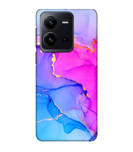 Ai generated multicolor graphics Vivo V25 Mobile Cover