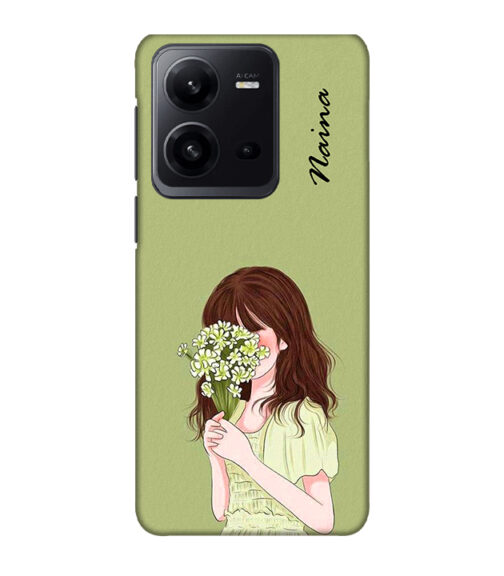 Naina text Vivo V25 Mobile Cover